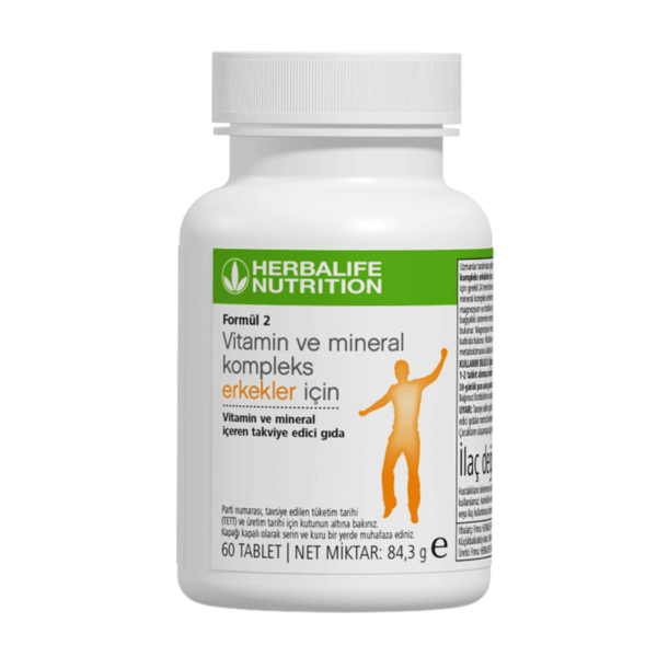 Herbalife F2 Vitamin ve Mineral Kompleks Erkekler İçin