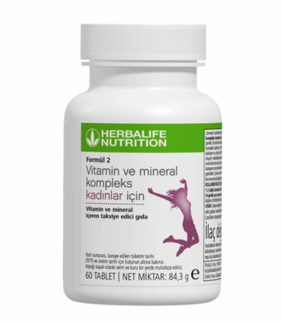 Herbalife F2 Vitamin ve Mineral Kompleks Kadınlar İçin