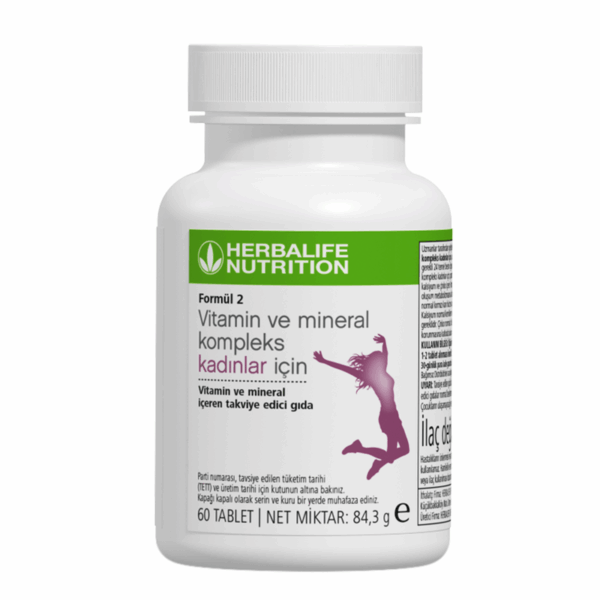 Herbalife F2 Vitamin ve Mineral Kompleks Kadınlar İçin