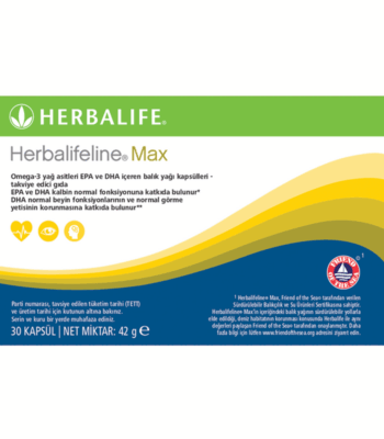 Herbalifeline Max Omega-3 EPA ve DHA İçeren Balık Yağı Kapsülleri