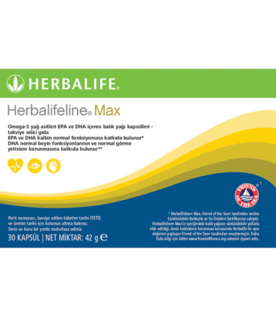 Herbalifeline Max Omega-3 EPA ve DHA İçeren Balık Yağı Kapsülleri