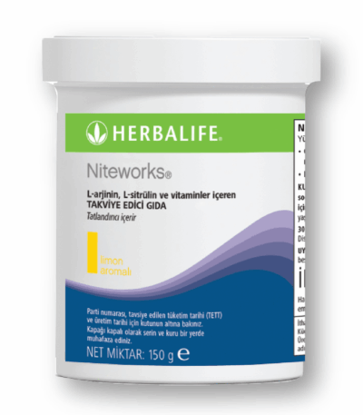 Niteworks L-arjinin L-sitrülin ve Vitaminler İçeren Limon Aromalı Takviye Edici Gıda