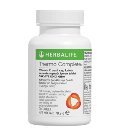 Thermo Complete Vitamin C, Yeşil Çay, Kafein ve Mate Yaprağı İçeren Tablet