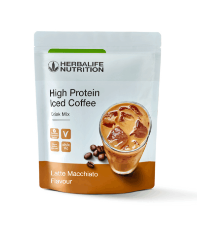 Yüksek Proteinli Buzlu Kahve